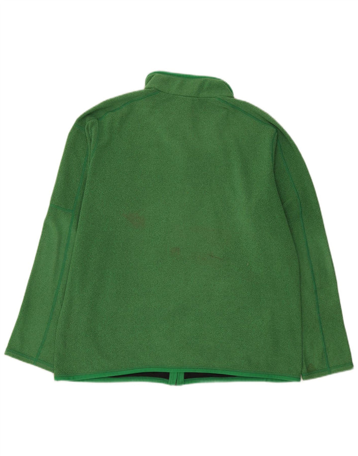 Patagonia Womens Fleece Jacket UK 18 XL Green Polyester