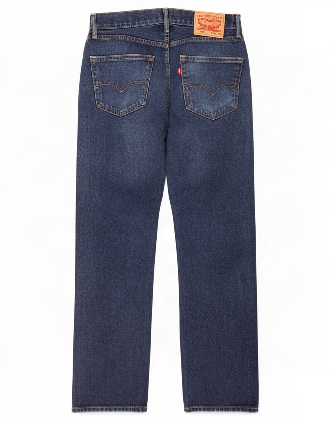 Levi's Mens 505 Straight Jeans W30 L32 Blue Cotton