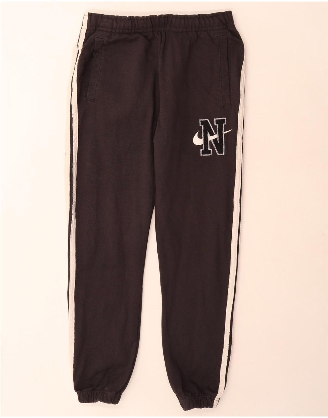 Nike Mens Graphic Tracksuit Trousers Joggers Medium Black Colourblock
