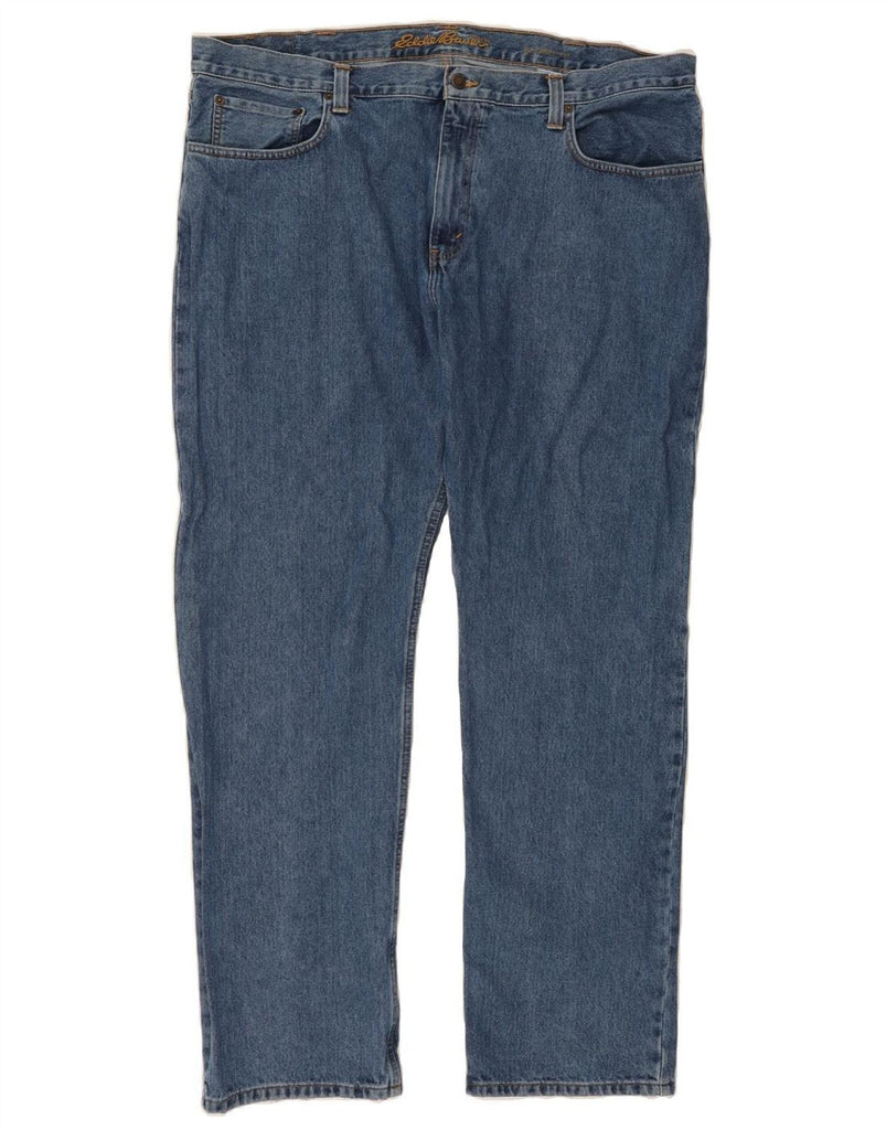 EDDIE BAUER Womens Relaxed Fit Straight Jeans W44 L34 Blue Cotton Vintage Eddie Bauer and Second-Hand Eddie Bauer from Messina Hembry 