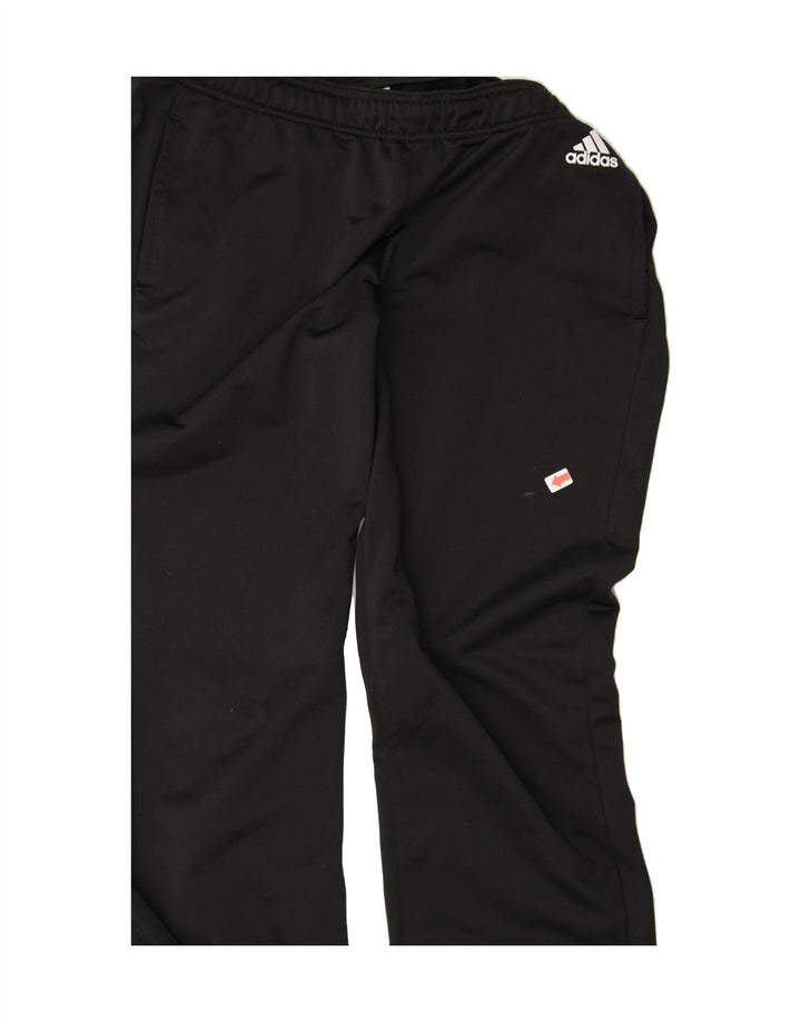ADIDAS Womens Tracksuit Trousers UK 12/14 Medium Black Polyester Vintage Adidas and Second-Hand Adidas from Messina Hembry 