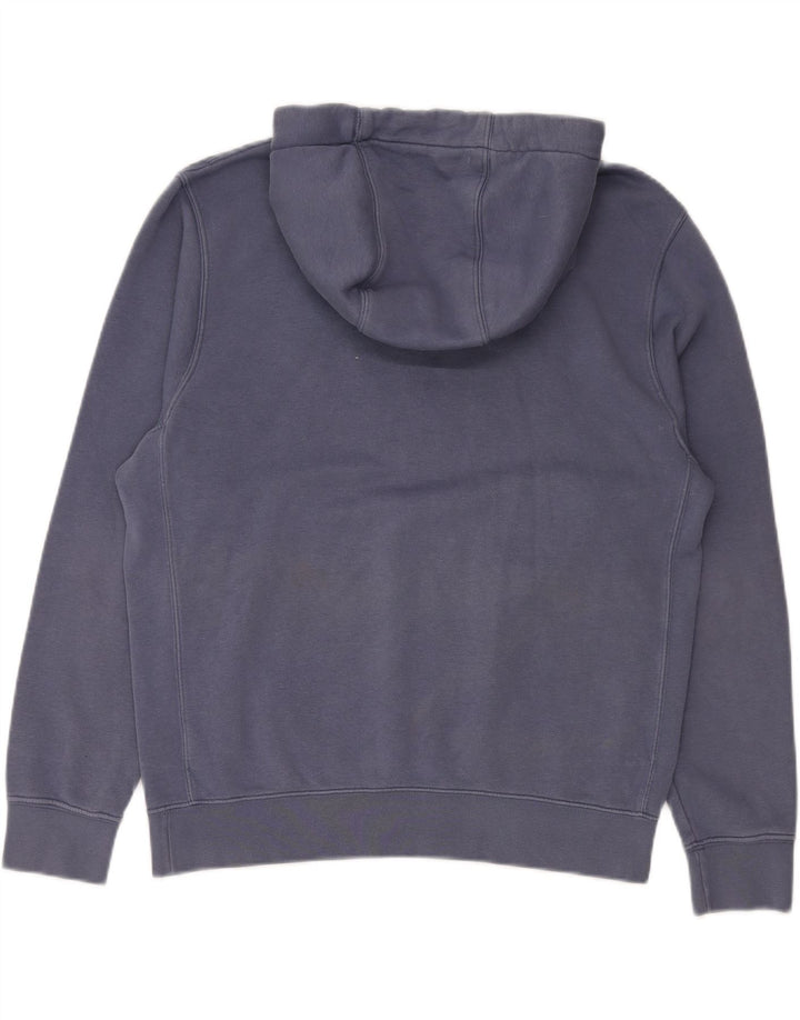 Nike Mens Hoodie Jumper Medium Blue Cotton