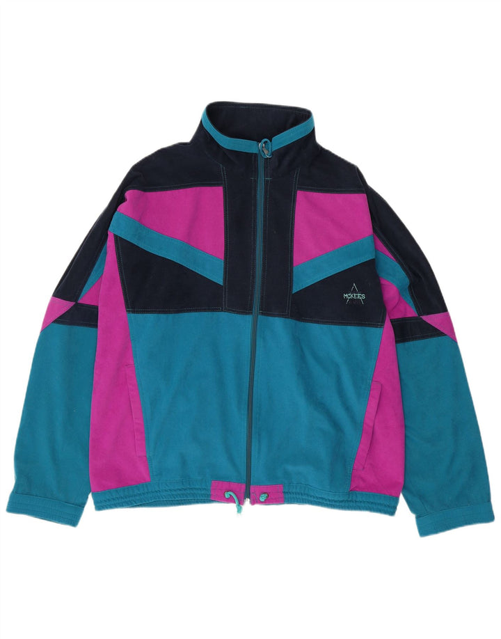MC Kee's Mens Tracksuit Top Jacket xL Multicoloured Colourblock