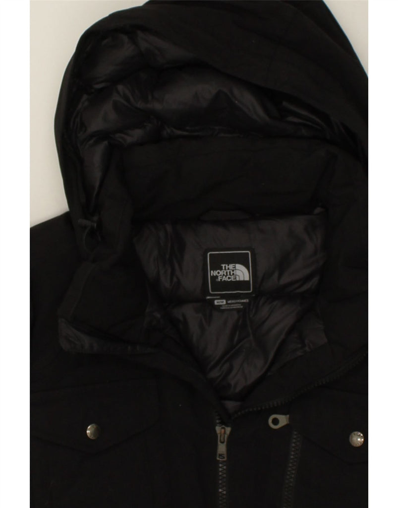 THE NORTH FACE Mens Hooded Bomber Jacket UK 38 Medium Black | Vintage The North Face | Thrift | Second-Hand The North Face | Used Clothing | Messina Hembry 