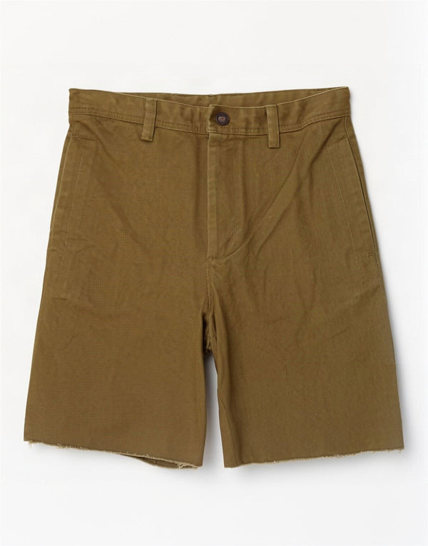 Zara Mens Chino Shorts EU 38 Small W30 Khaki