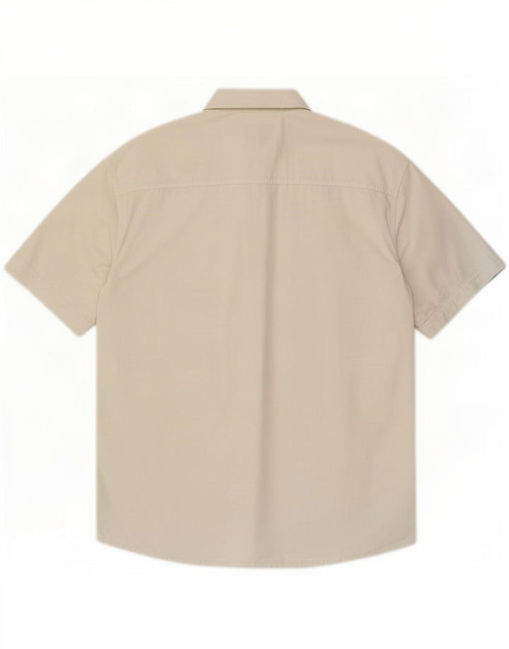 Mustang Mens Short Sleeve Shirt XL White