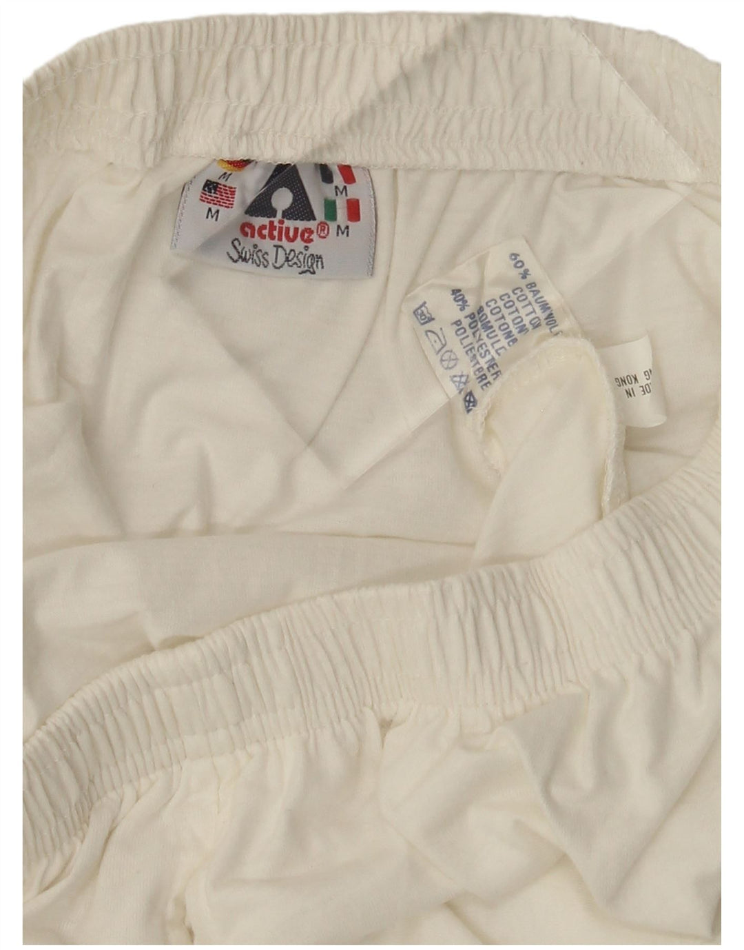 ACTIVE Womens Graphic Mini Skirt Medium W30 White Cotton