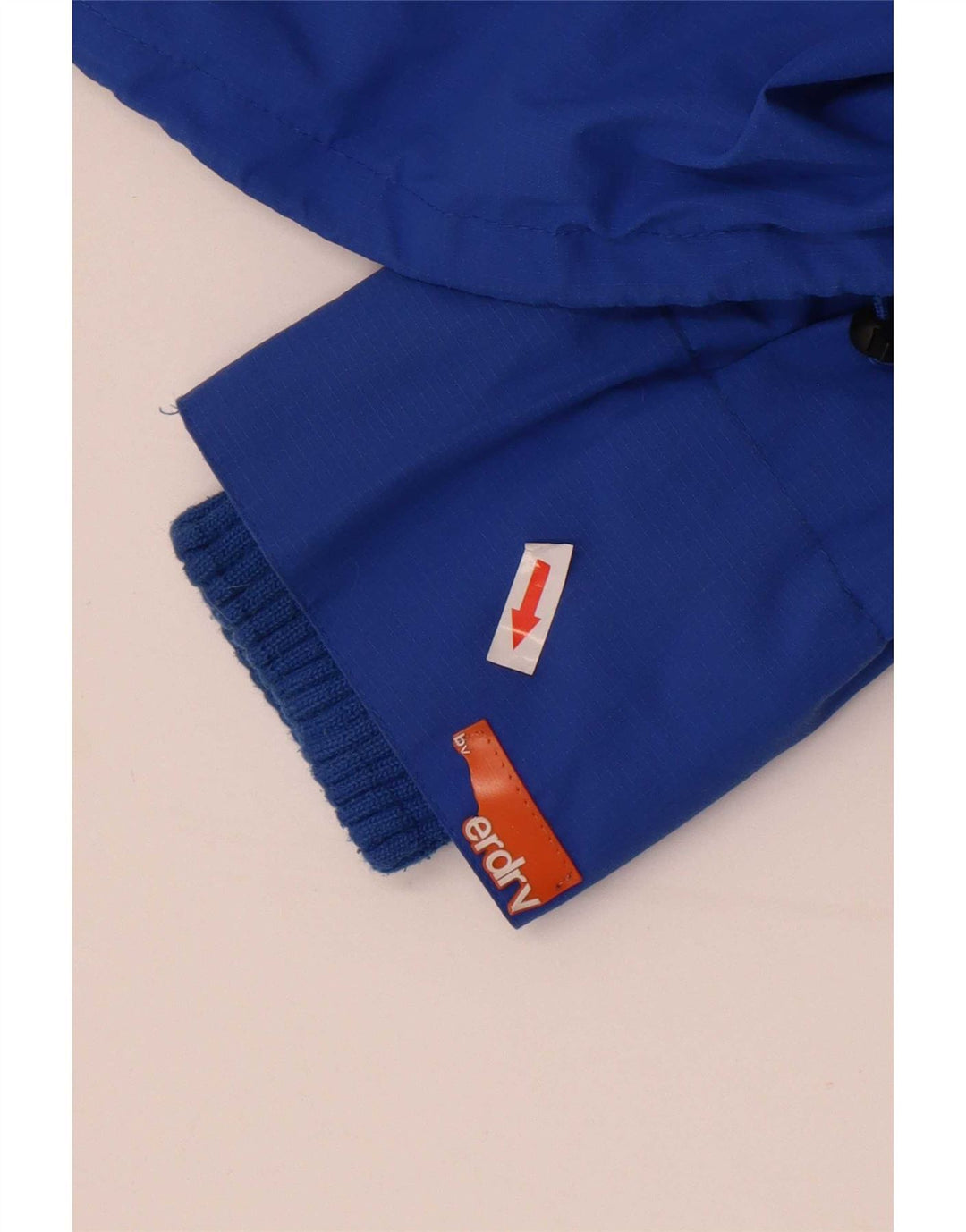 Superdry Womens Rain Jacket UK 12 Medium Blue Nylon