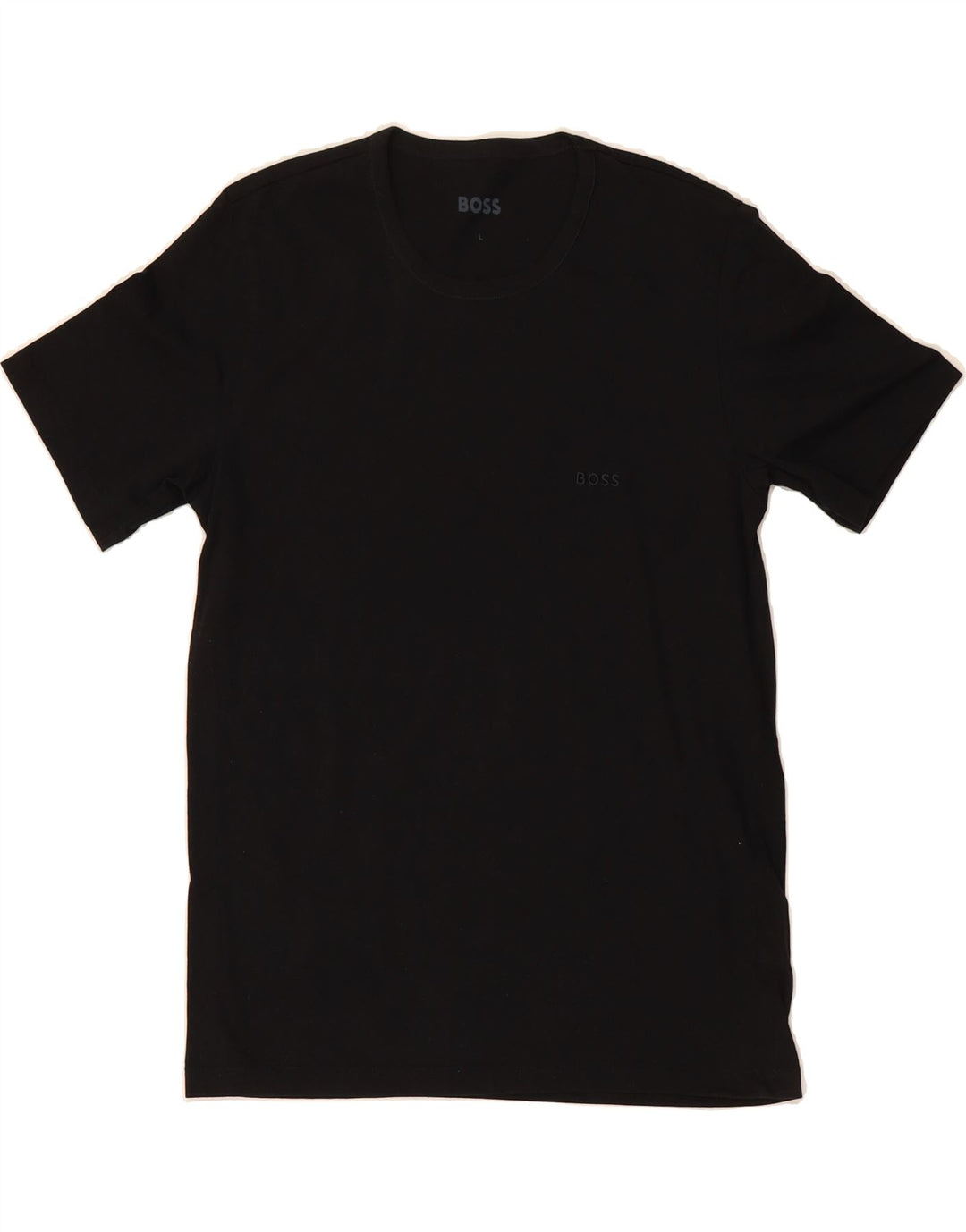 HUGO BOSS Mens T-Shirt Top Large Black Cotton Vintage Hugo Boss and Second-Hand Hugo Boss from Messina Hembry 