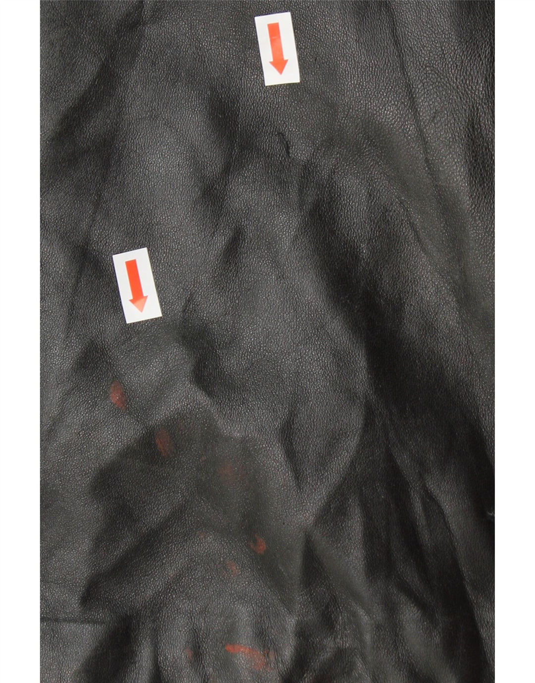 VINTAGE Mens Loose Fit Leather Jacket IT 48 Medium Black Vintage Vintage and Second-Hand Vintage from Messina Hembry 