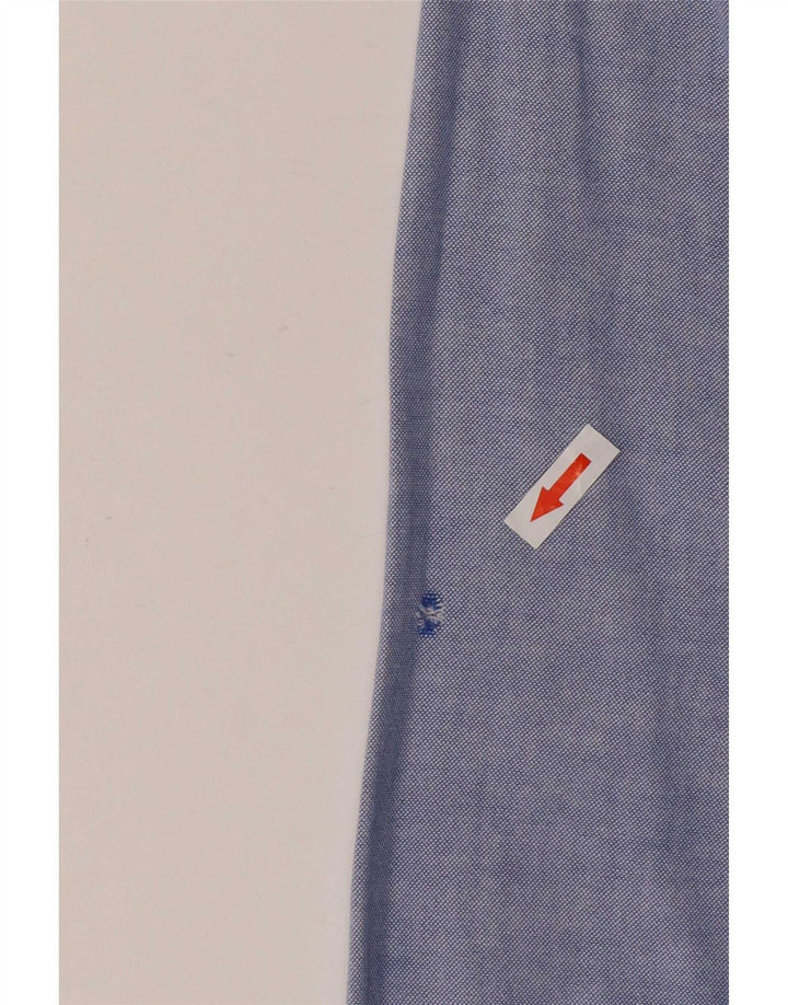 Lacoste Womens Shirt Size 46 XL Blue Cotton