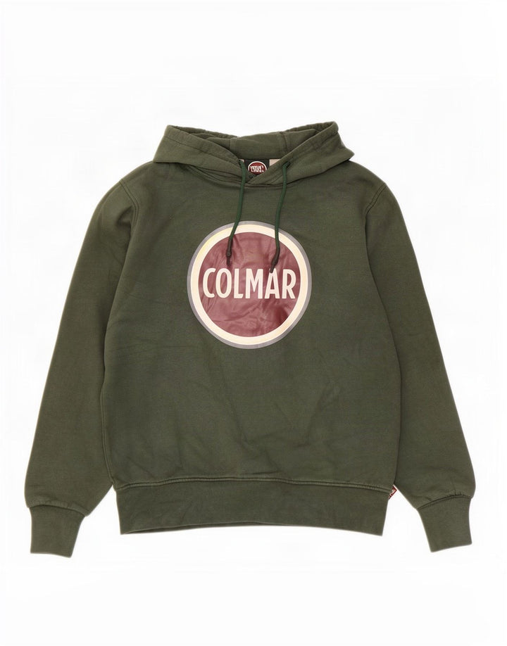 Colmar Mens Graphic Hoodie Jumper Medium Green