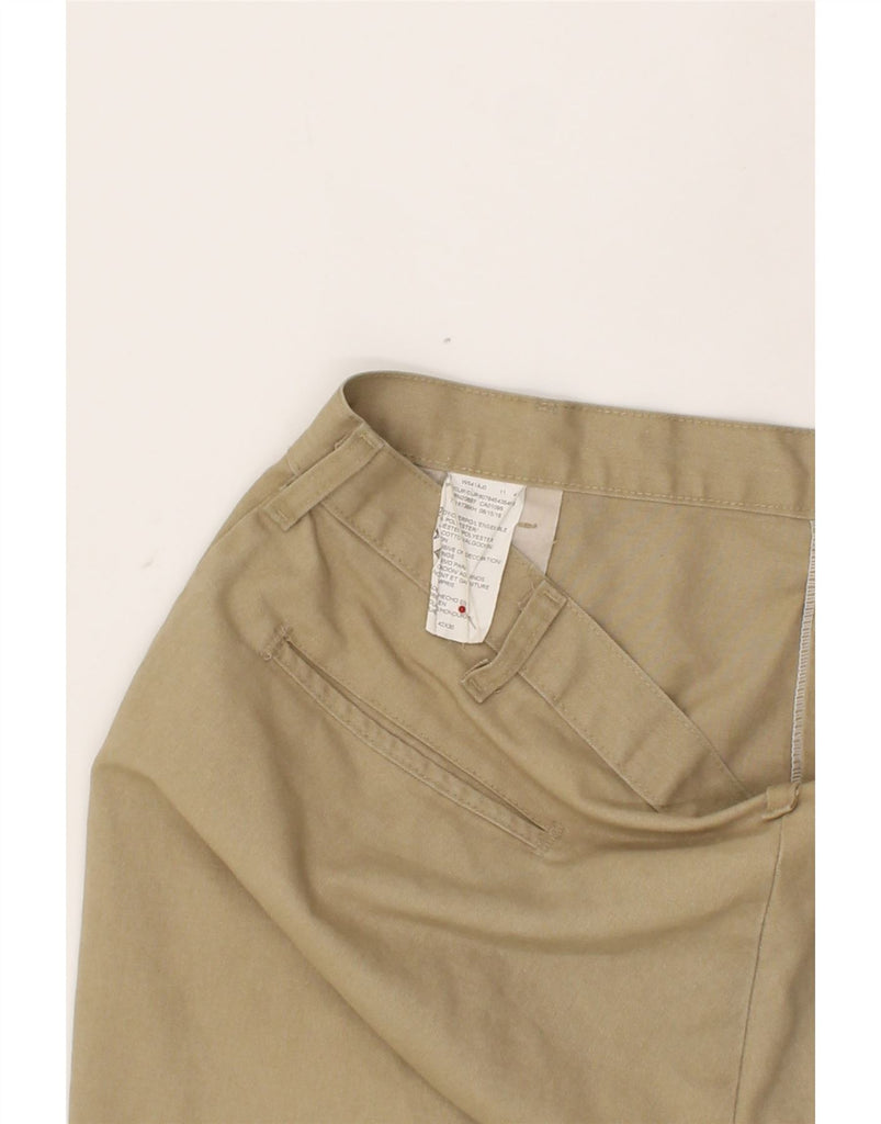 DICKIES Mens Straight Chino Trousers W42 L30 Beige Polyester Vintage Dickies and Second-Hand Dickies from Messina Hembry 