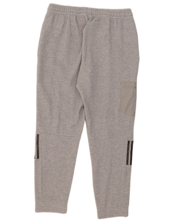 Adidas Mens Cargo Tracksuit Trousers Joggers Large Grey Flecked Cotton