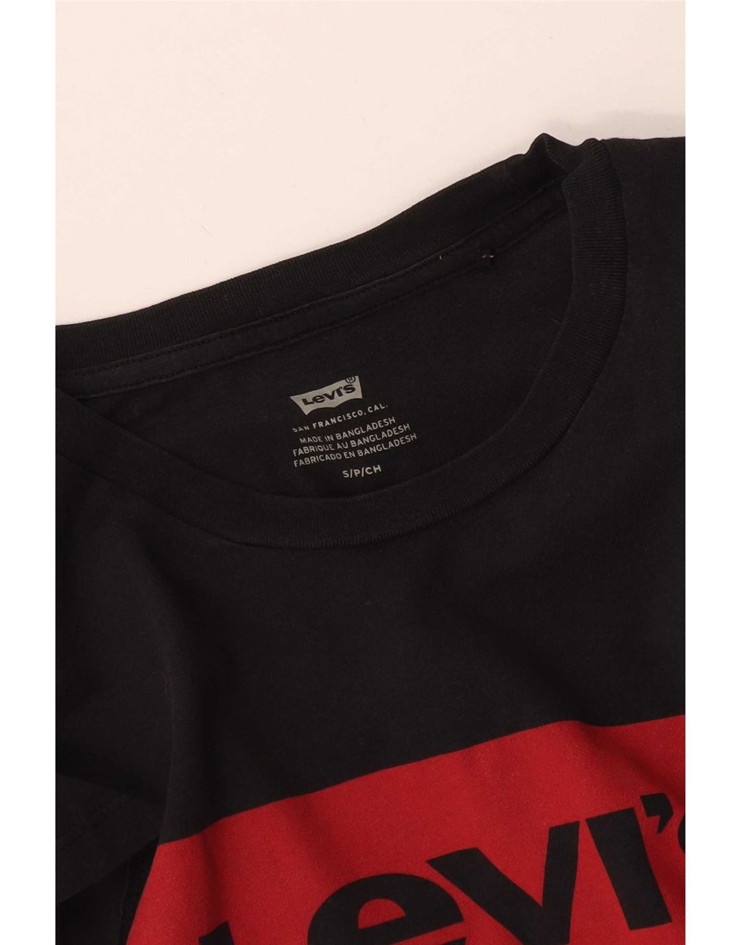 Levi's Mens Graphic T-Shirt Top Small Black