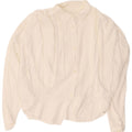 Vintage Womens Shirt Blouse UK 16 Large White Cotton