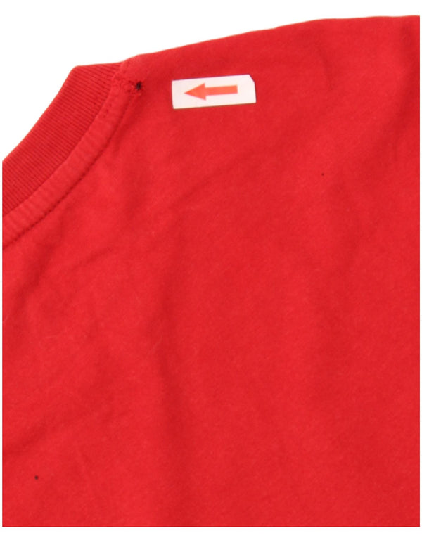 Superdry Mens Graphic T-Shirt Top Small Red Cotton