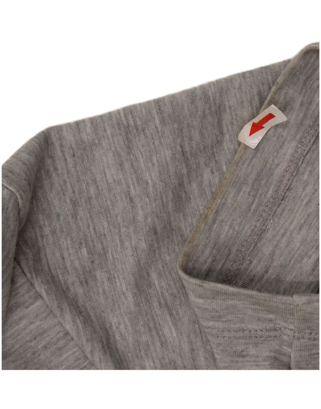 Zara Womens T-Shirt Top UK 16 Large Grey Flecked Polyester