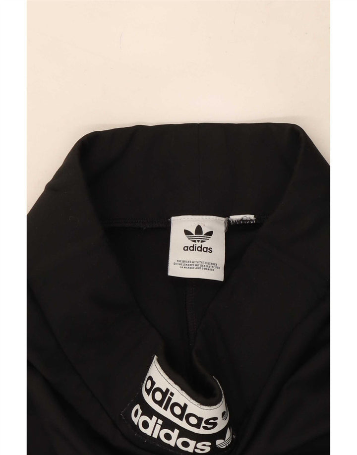 Adidas Womens Graphic Leggings UK 4 XS Black