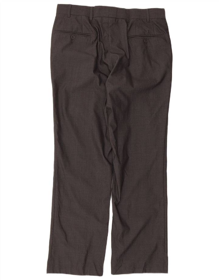 Ted Baker Mens Straight Chino Trousers W34 L29 Grey