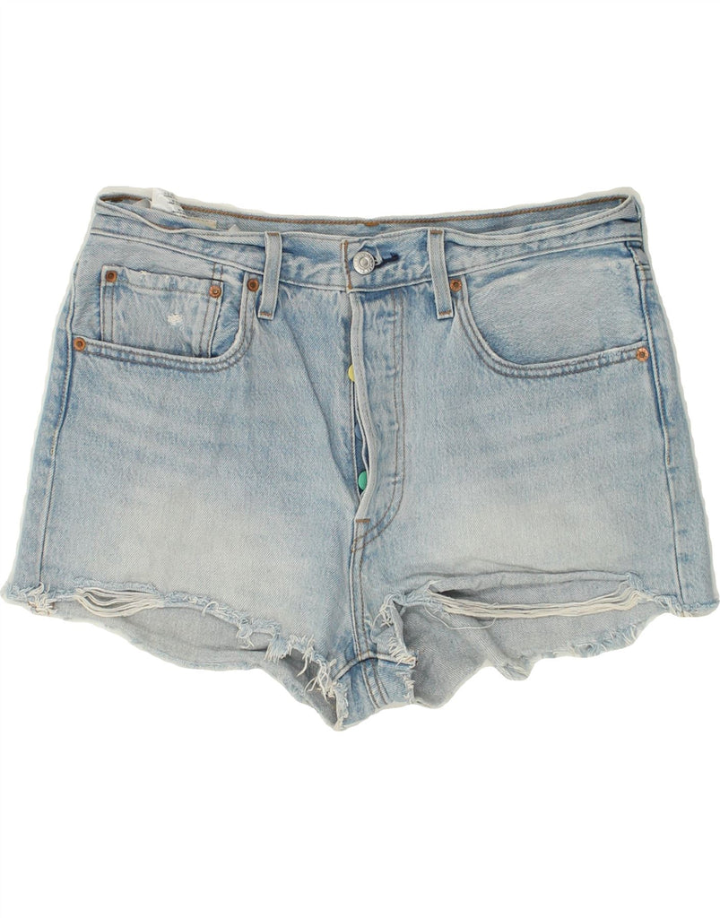 LEVI'S Womens 501 Denim Shorts W30 Medium Blue Cotton | Vintage Levi's | Thrift | Second-Hand Levi's | Used Clothing | Messina Hembry 