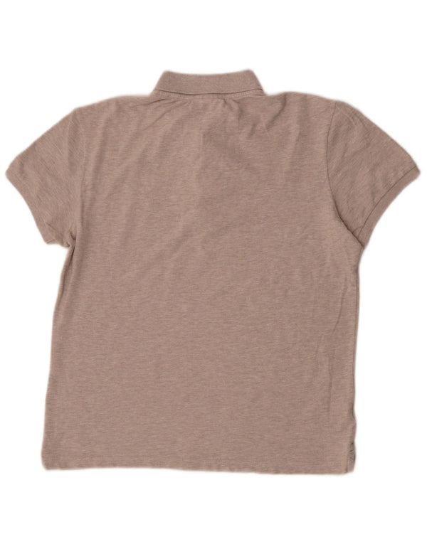 Lacoste Mens Slim Fit Polo Shirt Size 5 Large Beige Cotton