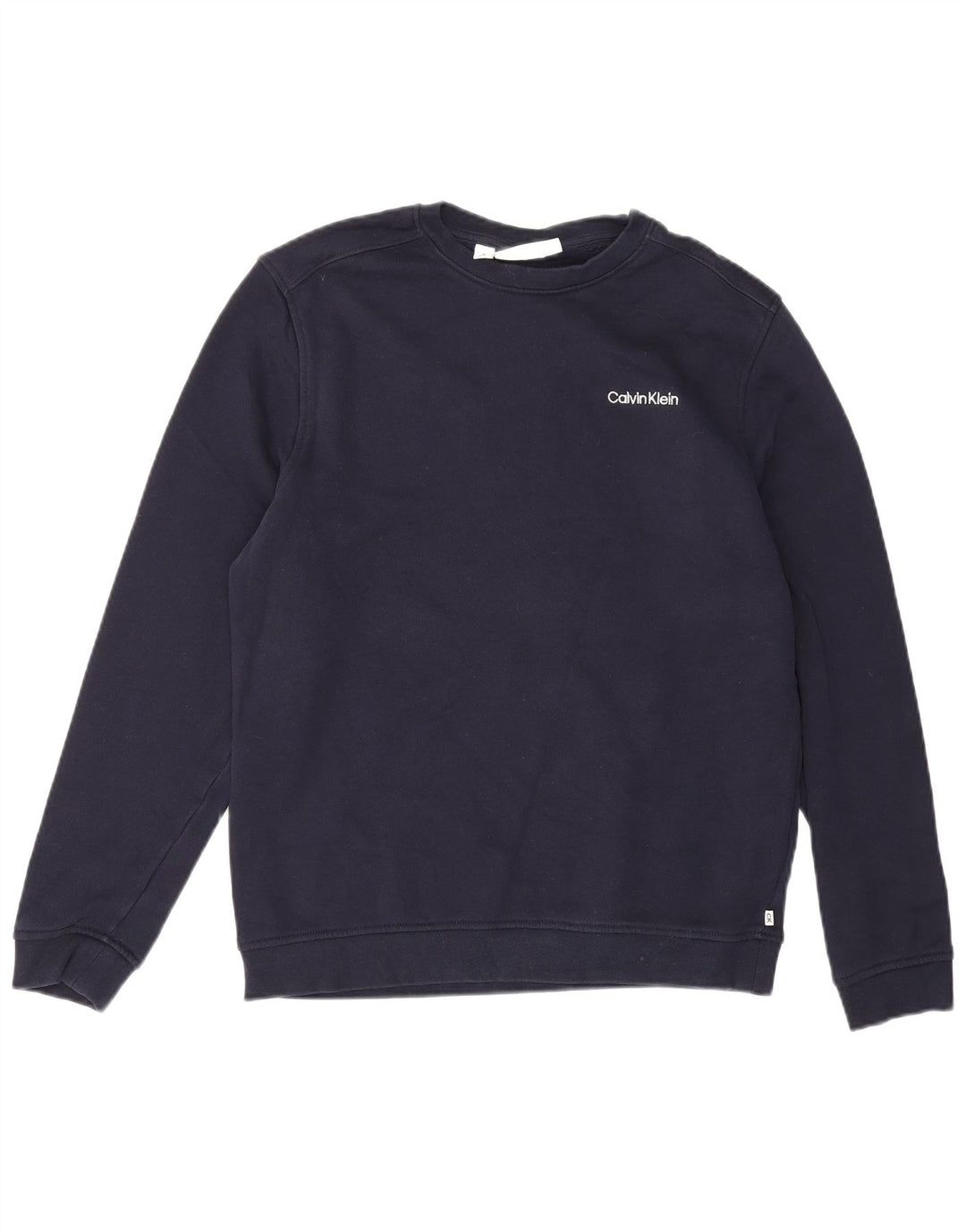 Calvin Klein Mens Golf Sweatshirt Jumper Medium Navy Blue Cotton