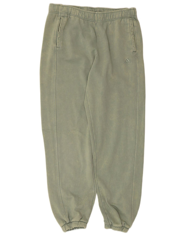 Adidas Womens Tracksuit Trousers Joggers UK 14 Medium Green