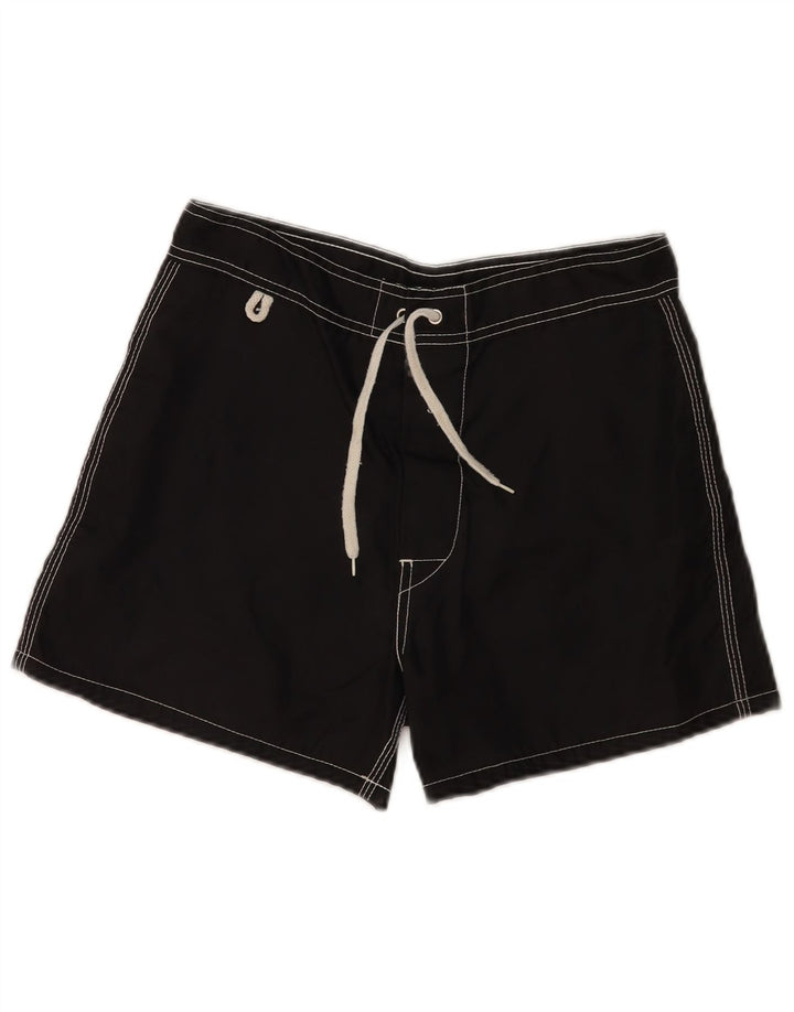 Sundek Mens Swimming Shorts Small Black Nylon