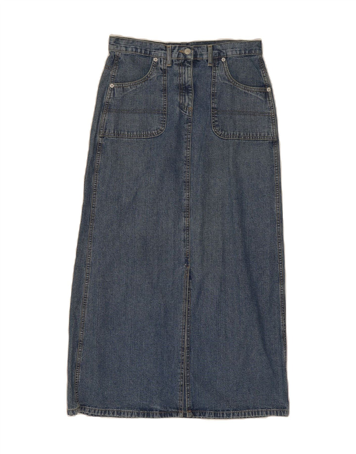VINTAGE Womens Denim Skirt Medium W30 Blue Cotton Vintage Vintage and Second-Hand Vintage from Messina Hembry 