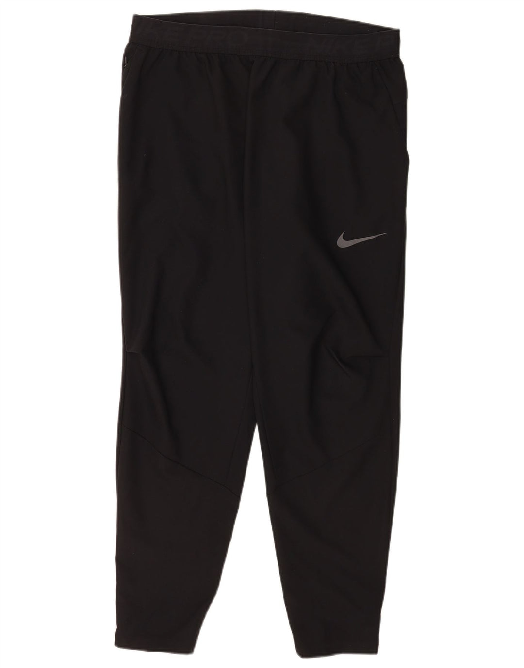 Nike Mens Dri Fit Graphic Tracksuit Trousers Large Black Polyester