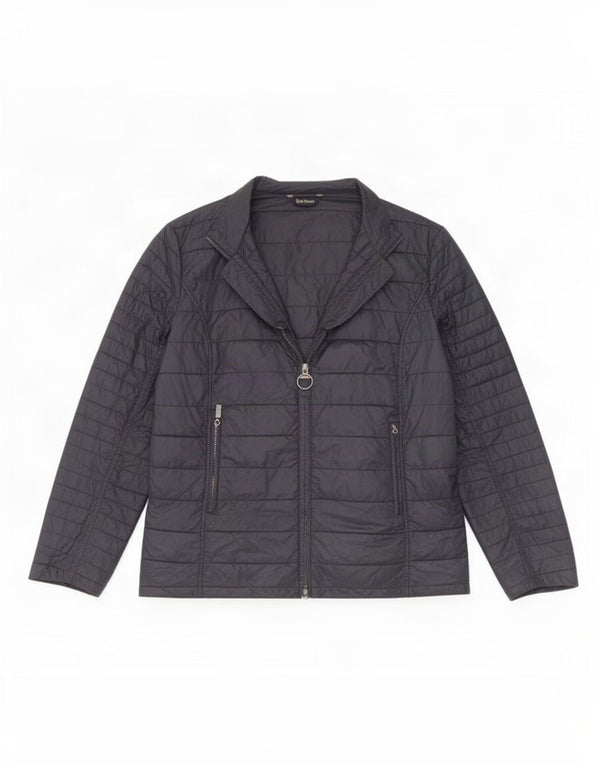 Barbour Womens Padded Jacket UK 16 Large Navy Blue