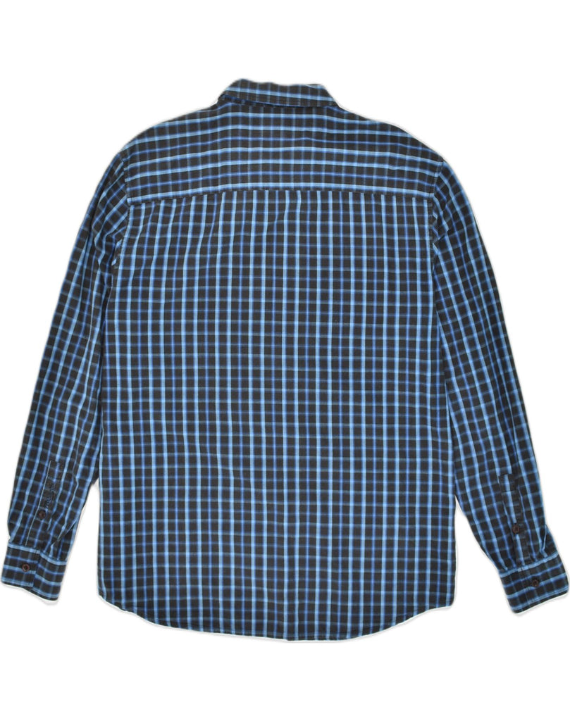 WRANGLER Mens Slim Shirt XL Blue Check Cotton | Vintage Wrangler | Thrift | Second-Hand Wrangler | Used Clothing | Messina Hembry 