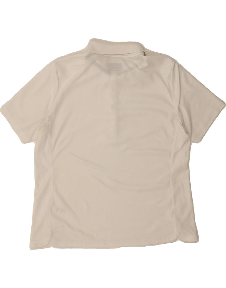 IZOD Womens Golf Polo Shirt UK 18 XL White Polyester Vintage Izod and Second-Hand Izod from Messina Hembry 