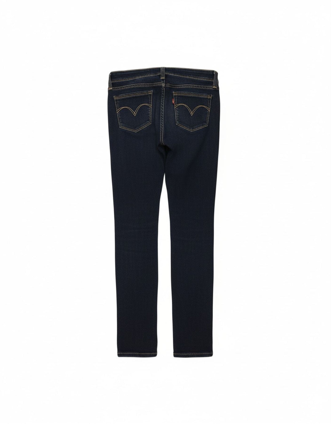 LEVI'S Womens Skinny Jeans Medium W30 L31 Navy Blue Cotton