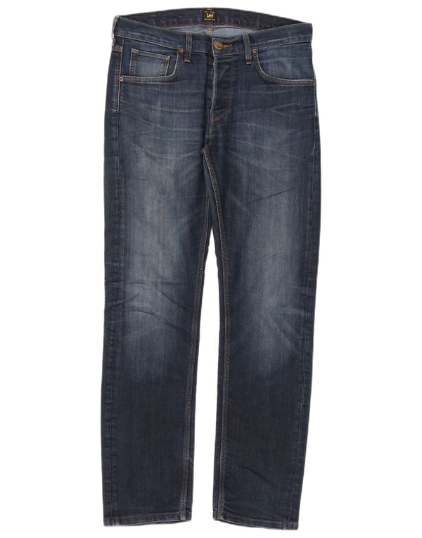 Lee Mens Daren Slim Jeans W33 L31 Blue Cotton