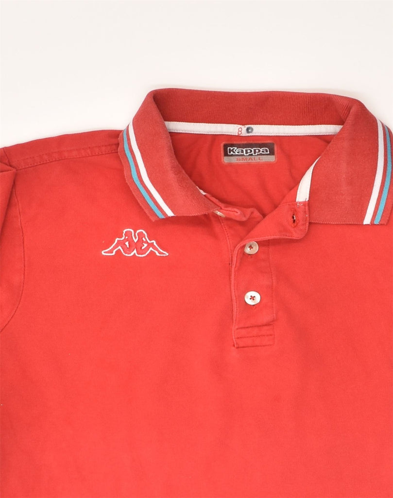 KAPPA Mens Polo Shirt Small Red Cotton | Vintage Kappa | Thrift | Second-Hand Kappa | Used Clothing | Messina Hembry 