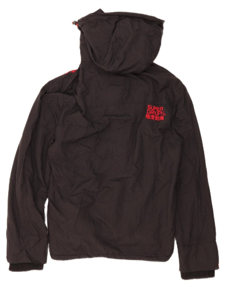 Superdry Mens Windcheater Graphic Windbreaker Jacket UK 38 Medium Black