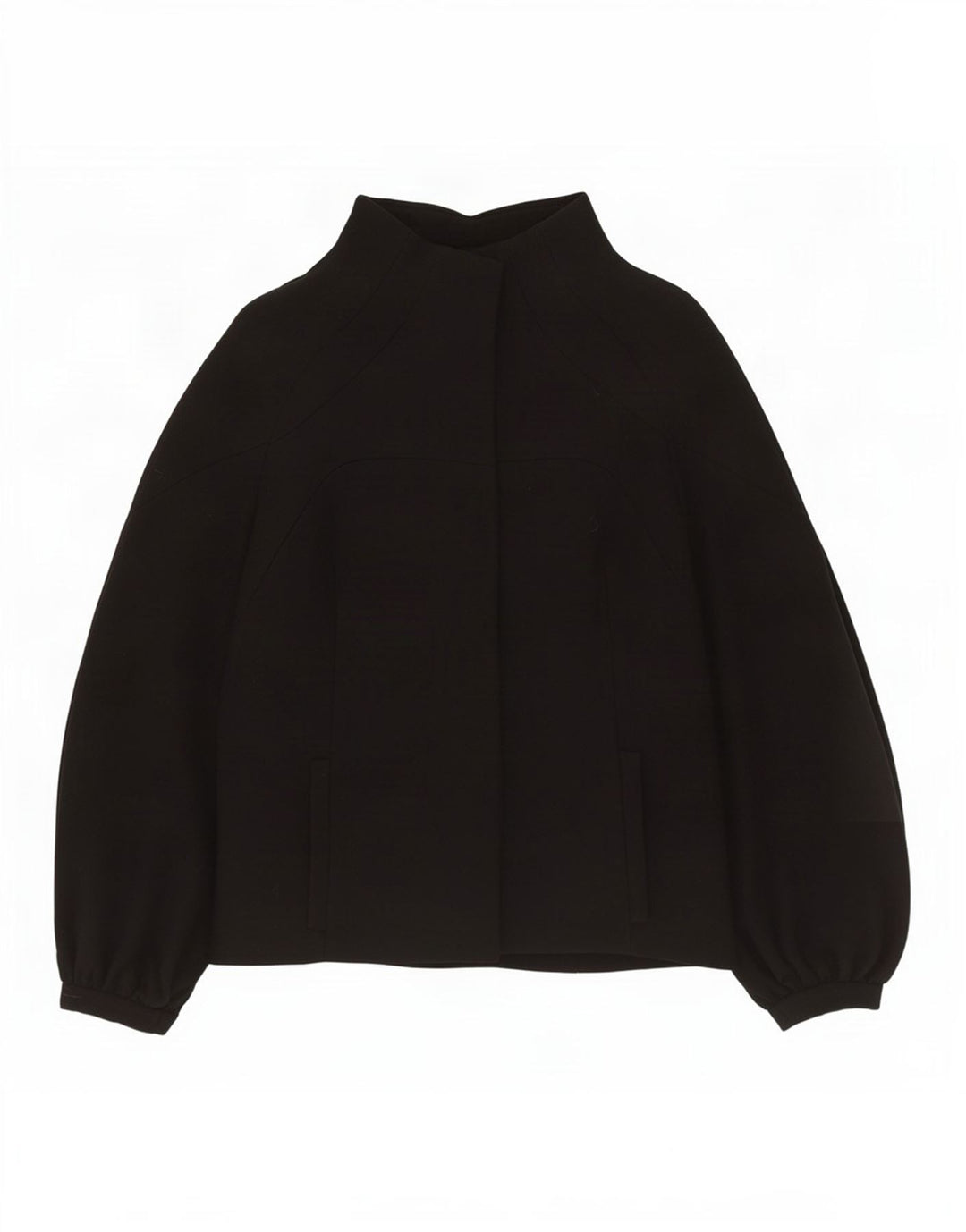 Zara Womens Blazer Jacket UK 12 Medium Black Wool