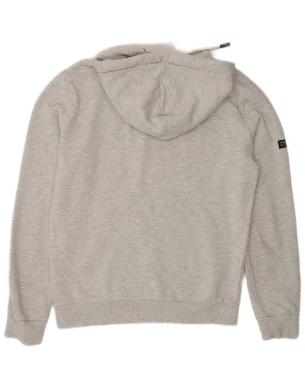 Superdry Mens Graphic Hoodie Jumper Medium Grey Cotton
