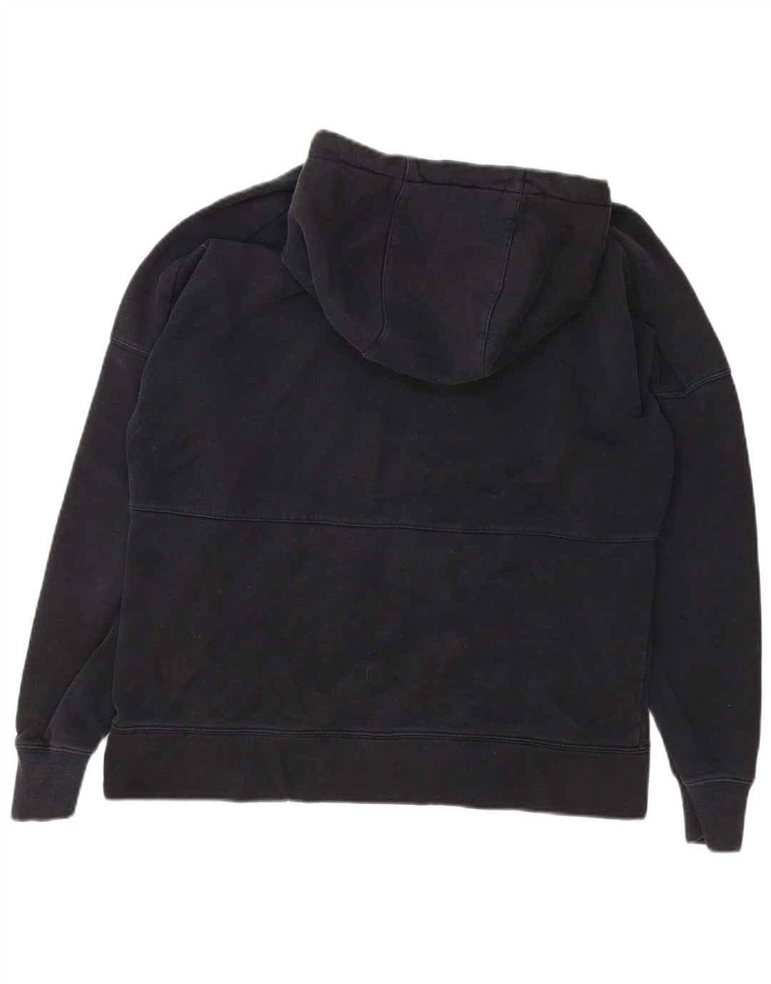 Nike Mens Graphic Hoodie Jumper Medium Black Cotton