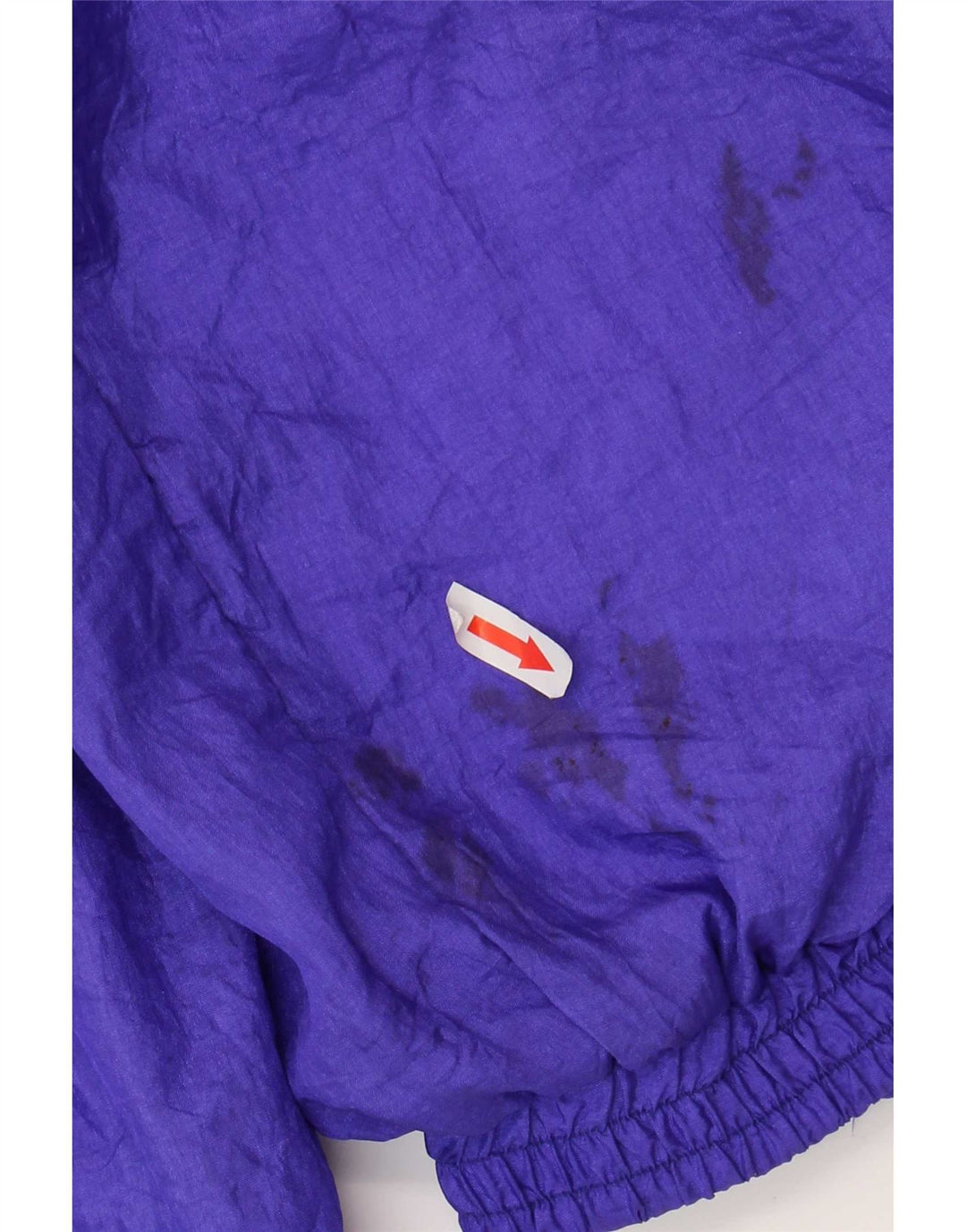 Vintage Mens Tracksuit Trousers Joggers Medium Purple Nylon