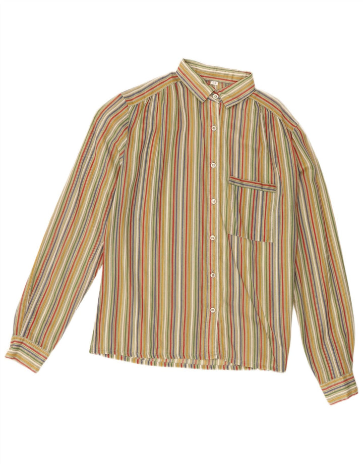 Vintage Womens Shirt EU 33 XS Green Striped