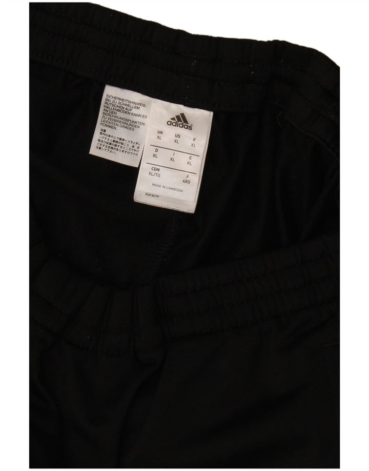 Adidas Mens Tracksuit Trousers Joggers XL  Black Polyester