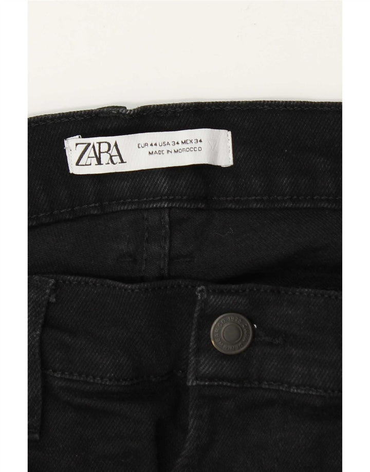 Zara Mens Slim Jeans EU 44 Large W34 L31 Black
