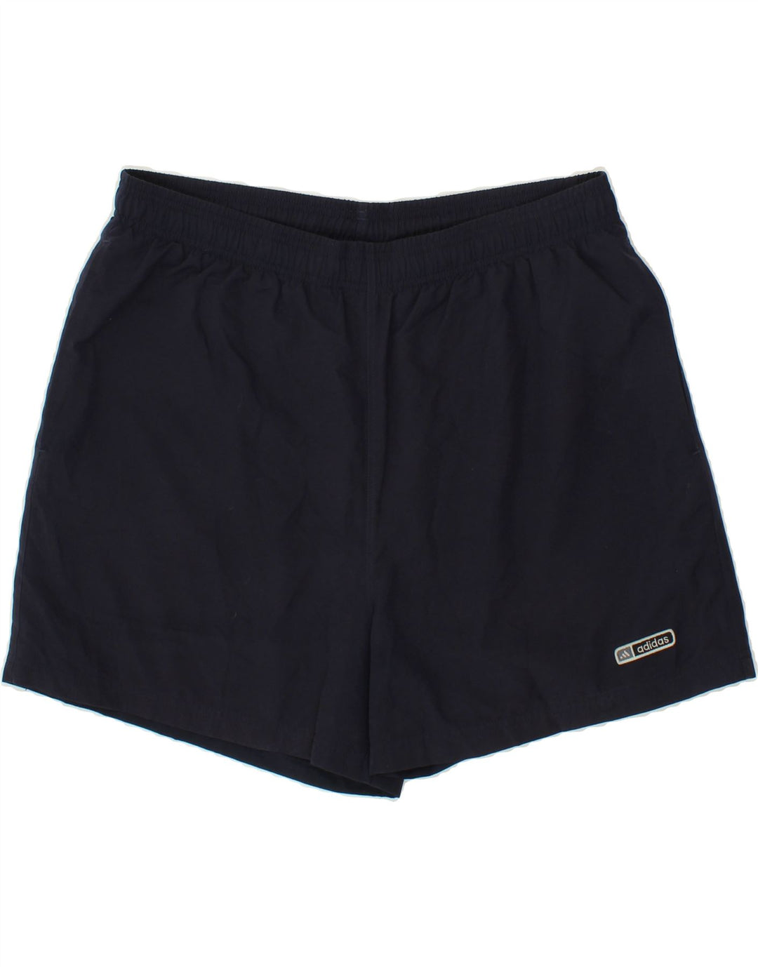 ADIDAS Mens Sport Shorts XL Navy Blue Polyester Vintage Adidas and Second-Hand Adidas from Messina Hembry 