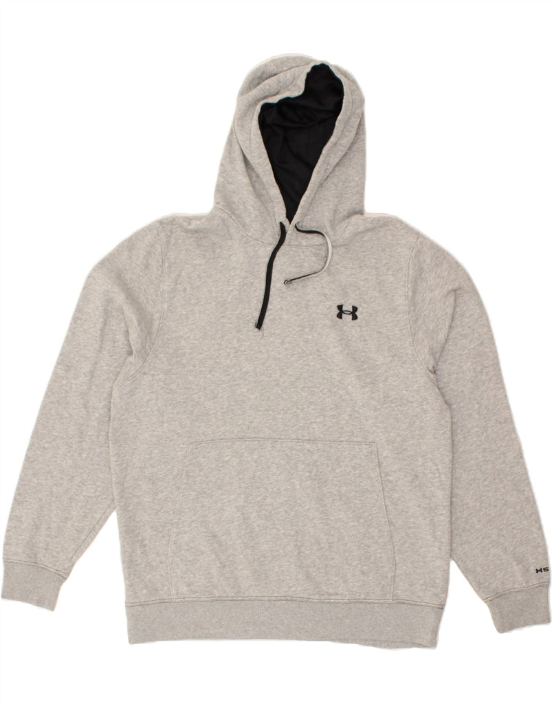 UNDER ARMOUR Mens Hoodie Jumper Large Grey Cotton | Vintage Under Armour | Thrift | Second-Hand Under Armour | Used Clothing | Messina Hembry 