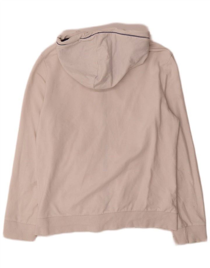 Puma Womens Zip Hoodie Sweater UK 12 Medium White