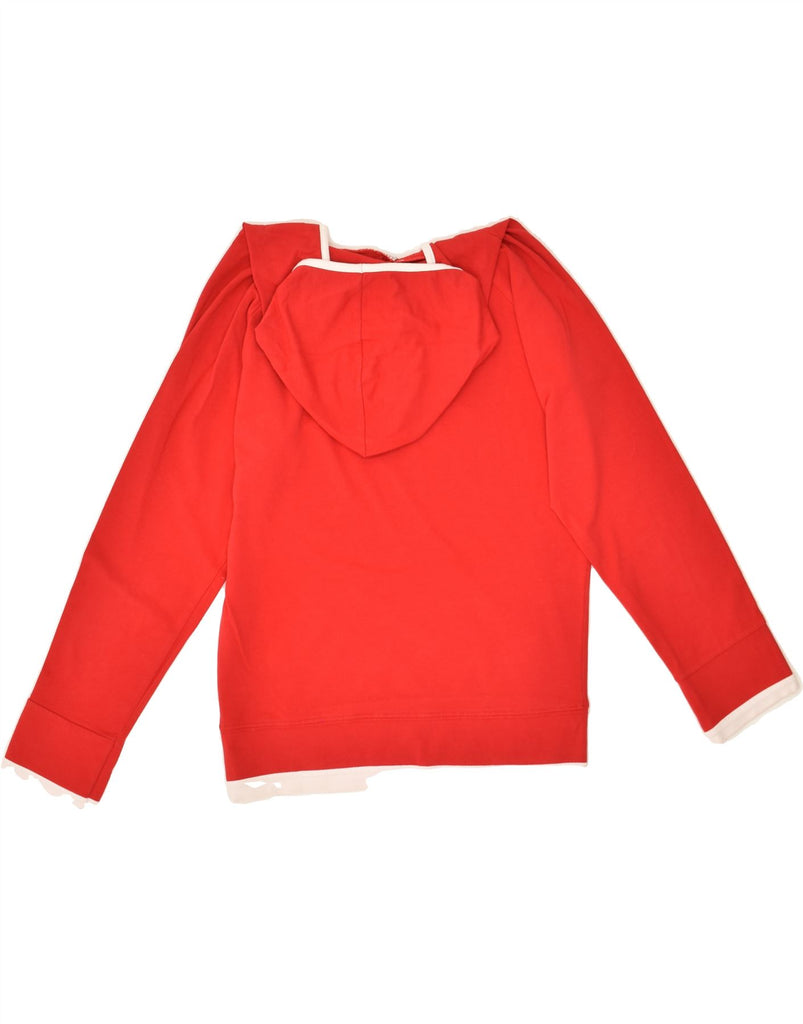 REEBOK Girls Hooded Graphic Top Long Sleeve 14-15 Years Large  Red Cotton | Vintage Reebok | Thrift | Second-Hand Reebok | Used Clothing | Messina Hembry 