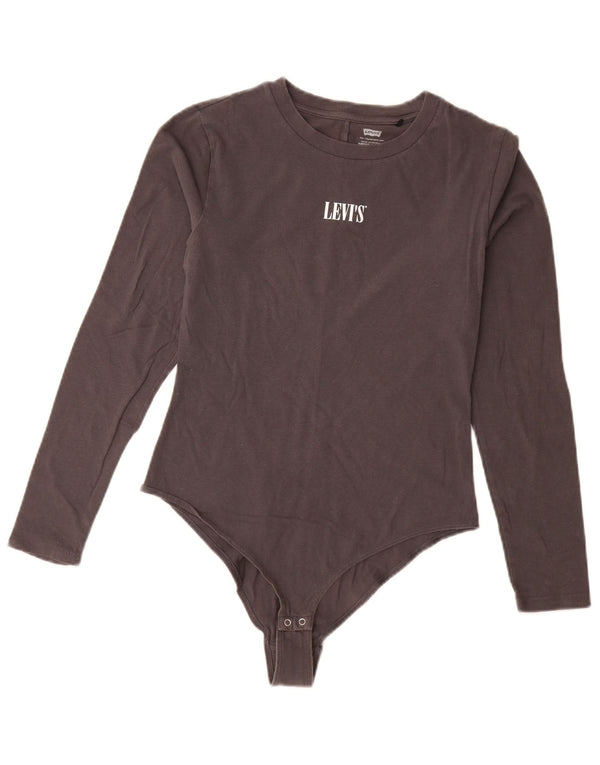 Levi's Womens Bodysuit UK 12 Medium Grey